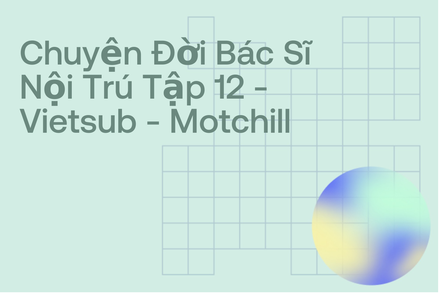 Chuyện Đời Bác Sĩ Nội Trú Tập 12 - Vietsub - Motchill