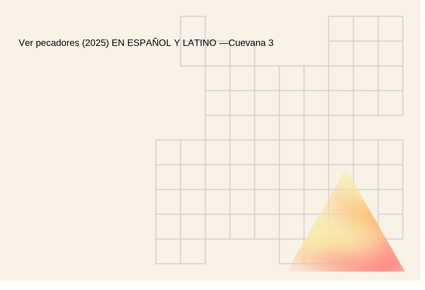 Ver pecadores (2025) EN ESPAÑOL Y LATINO —Cuevana 3