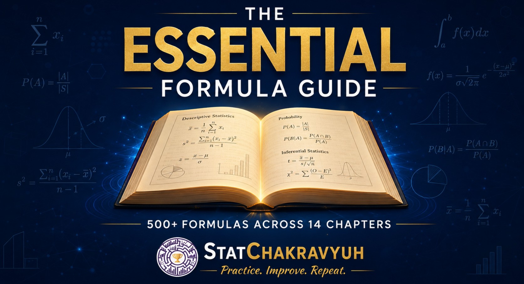 The Essential Formula Guide for Statistics Exams (V1)
