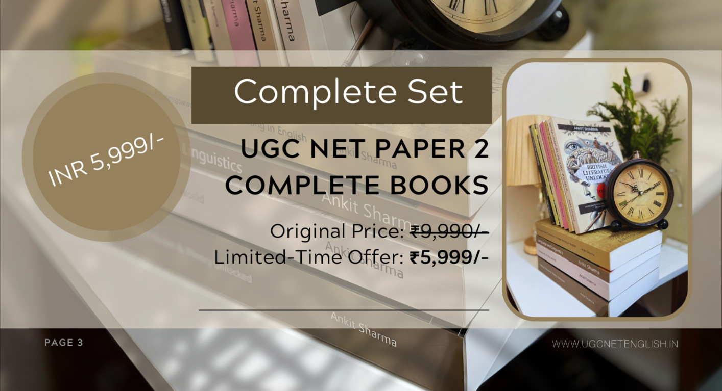 Complete UGC NET English Book Set