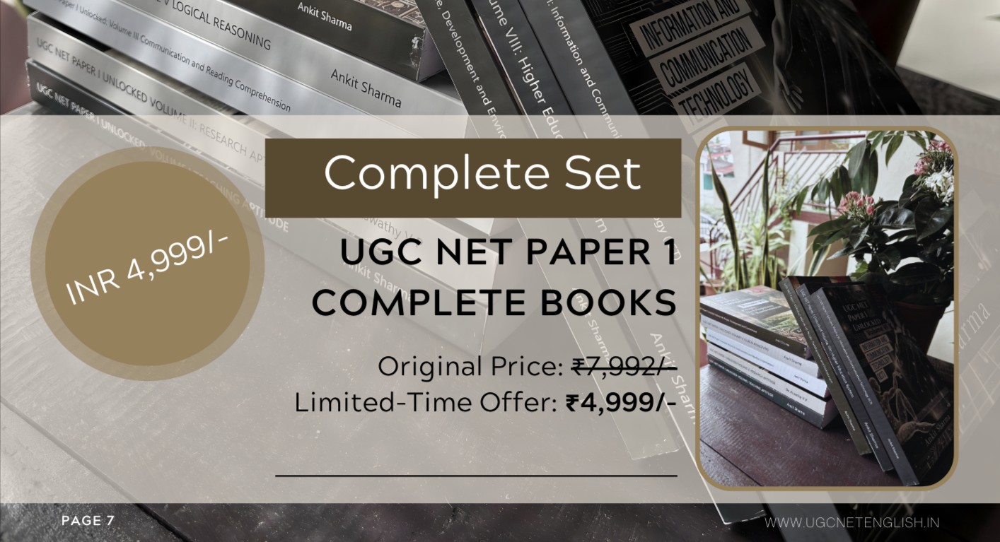 UGC NET Paper 1 Complete Book Set