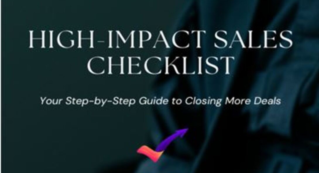 High Impact Sales Checklist