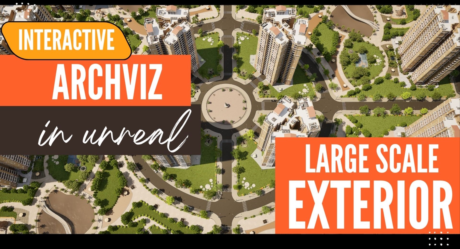 INTERACTIVE ARCHVIZ IN UNREAL ENGINE. URBAN EXTERIOR.