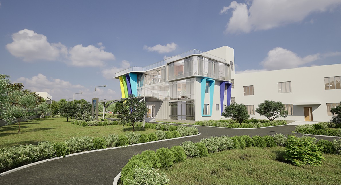 INTERACTIVE ARCHVIZ SCENE. SOLAR PLANT.