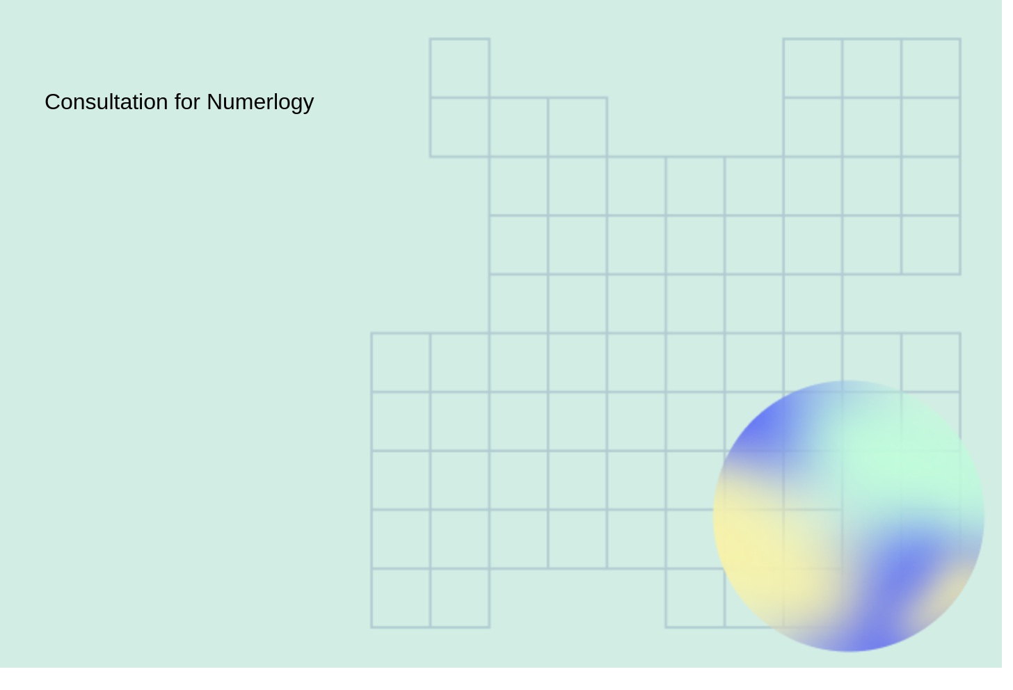 Consultation for Numerlogy