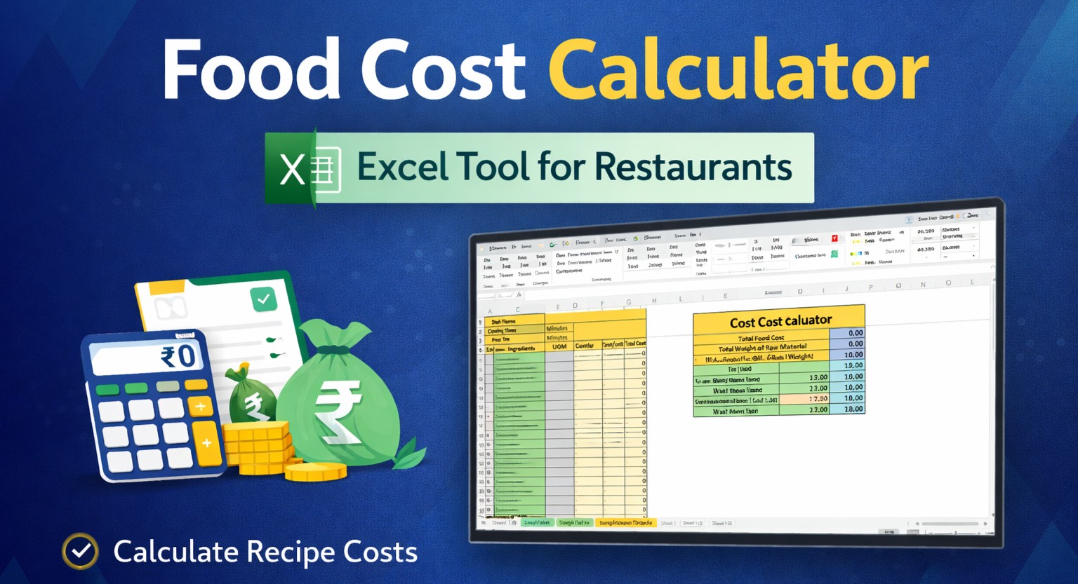 Food Cost Calculator for Restaurants & Cloud Kitchens