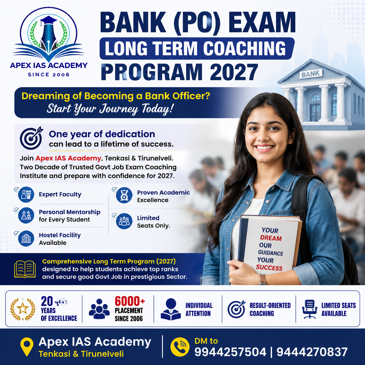 Students preparing for banking examinations