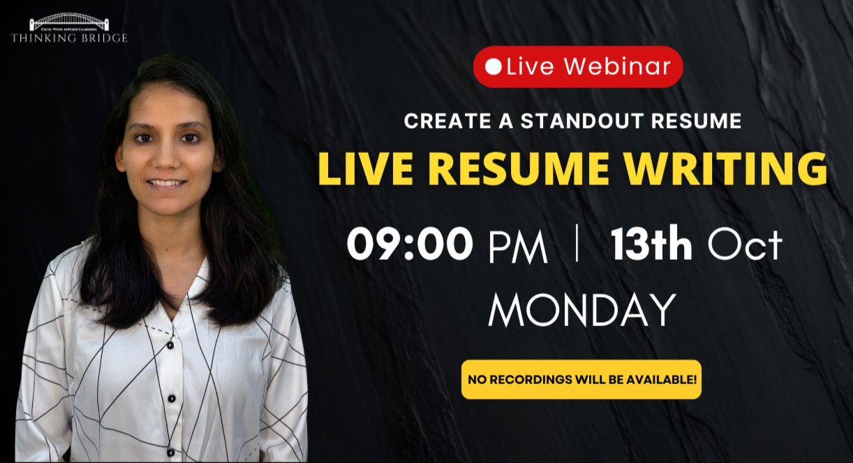 Live Resume Writing Webinar