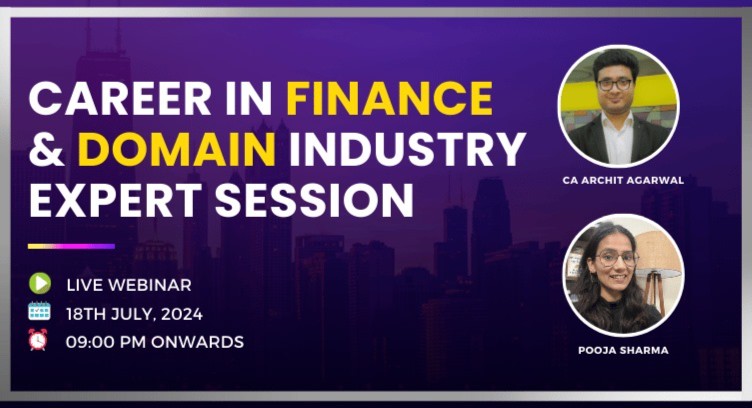 š“ Exclusive LIVE Webinar: Career in Finance & Domain Industry Expert Session