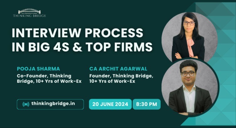Interview Process In Big 4s & Top Firms