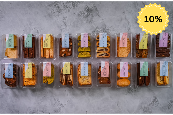 European Eggless Assorted Biscotti Online Session