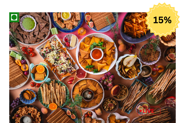 No Maida & No Fry Crackers and Dips Online Course