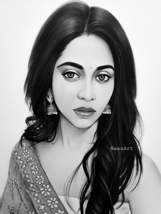 Commission Portrait • Graphite + Charcoal on A4 paper