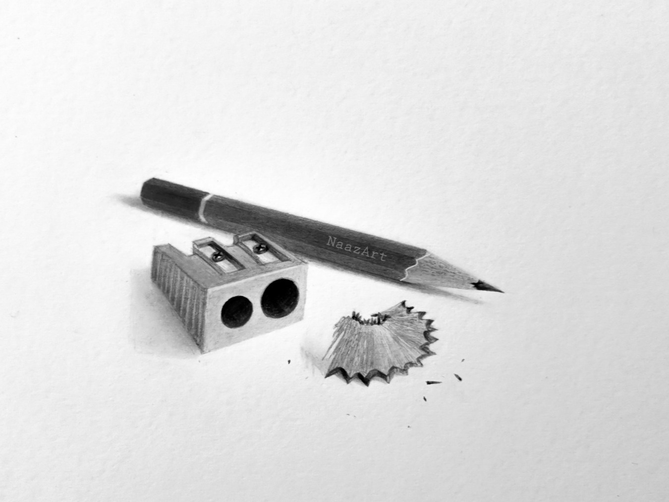 Object Drawing Study • Graphite + Charcoal on A4 paper