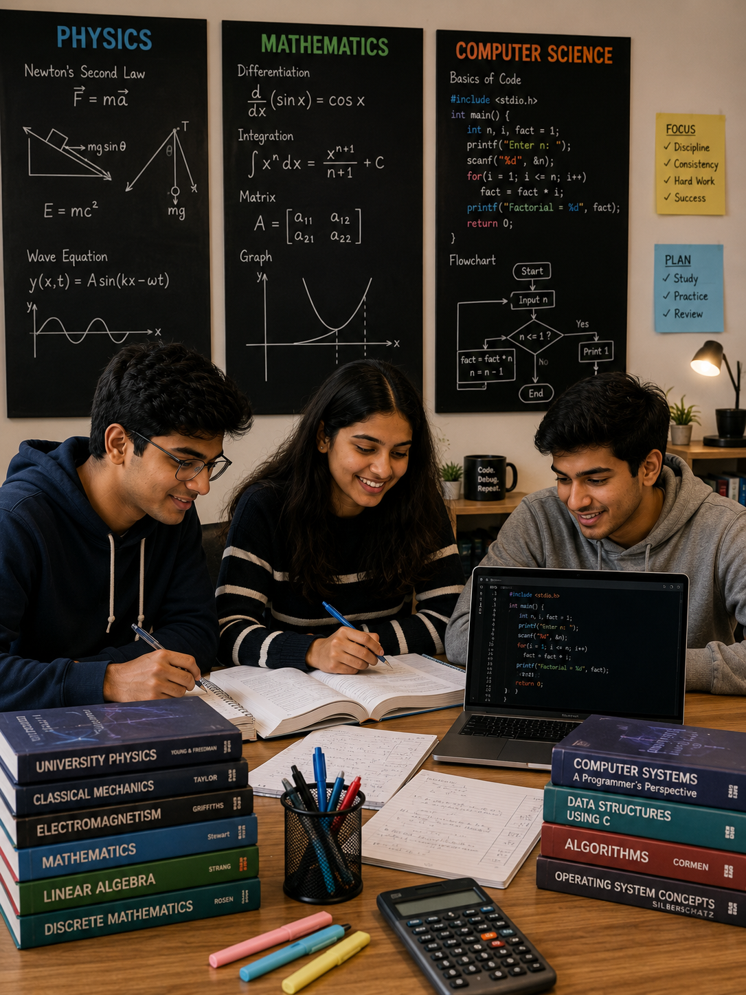 Physics, Maths & CS Minor