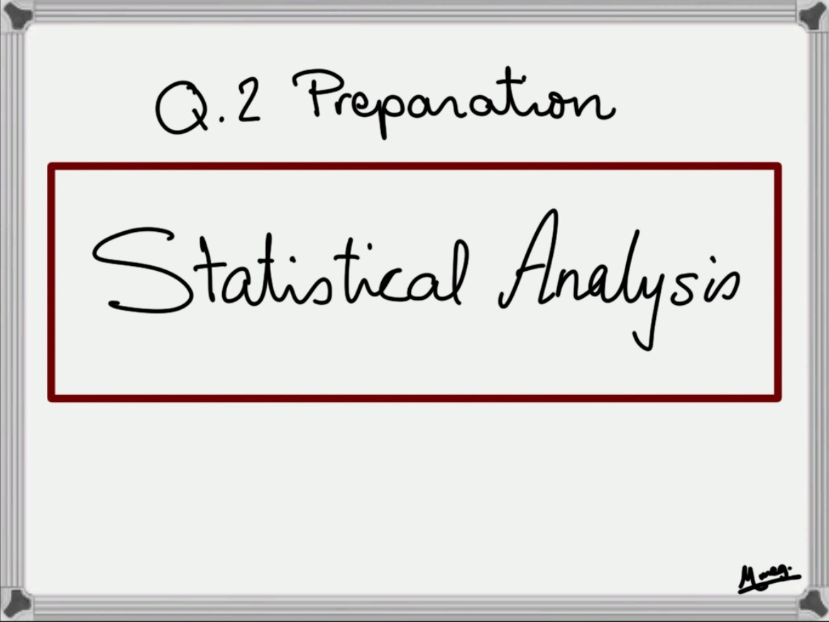 Statistical Analysis