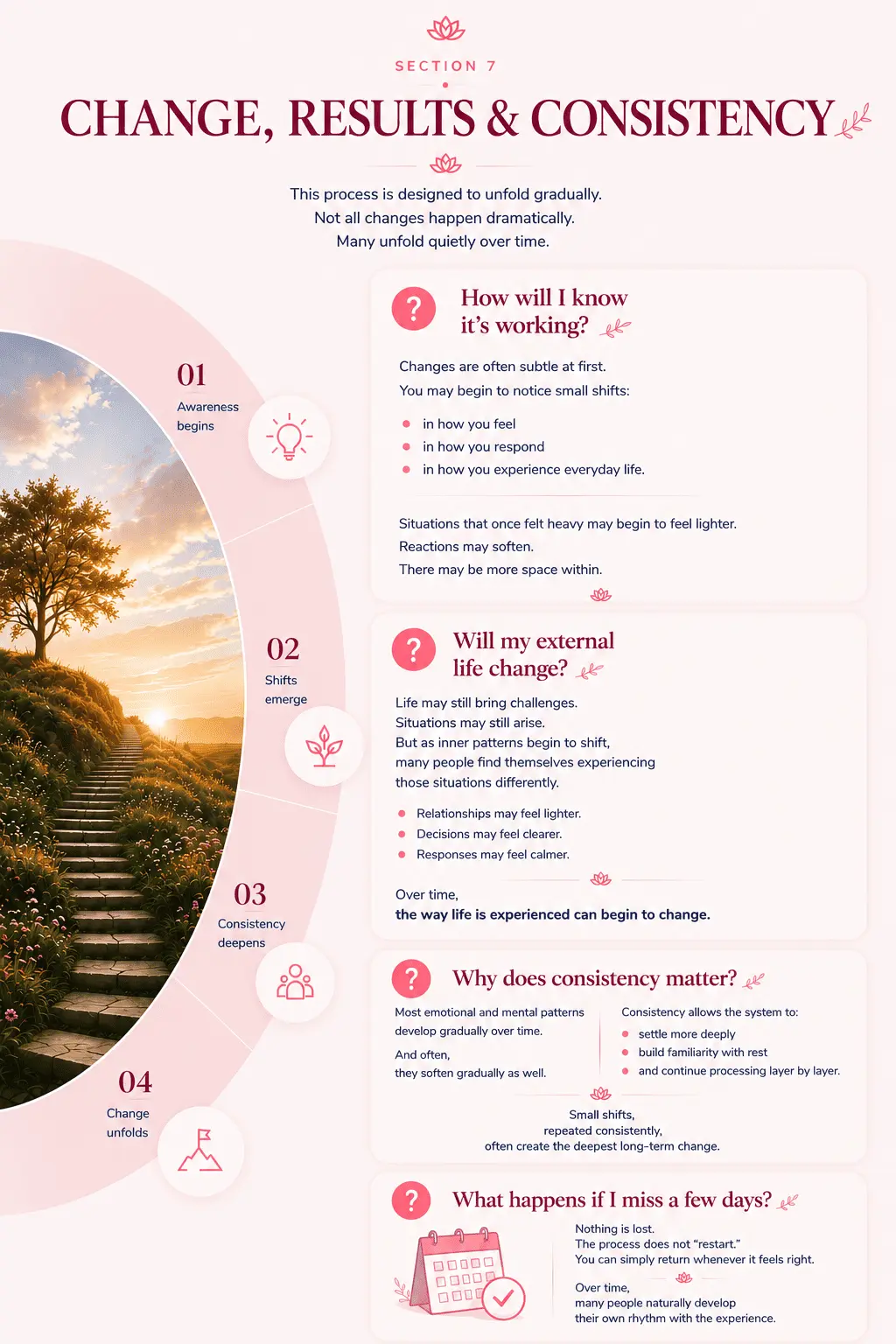 Illustration answering why some people experience tingling, warmth or other physical sensations during Alpha Healing Meditation, explaining that these experiences can occur naturally and vary from person to person.