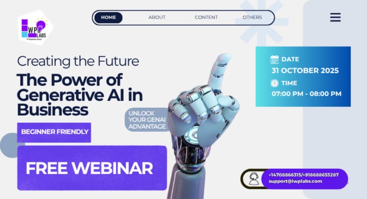 FREE WEBINAR: GenAI for Everyone: Unlocking Creativity, Productivity, and Personal Growth