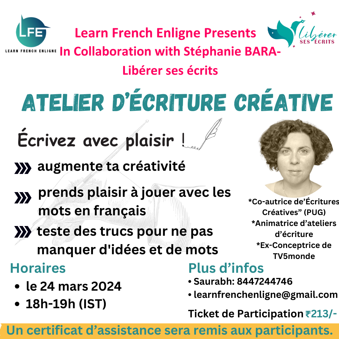 Écrivez avec plaisir !
