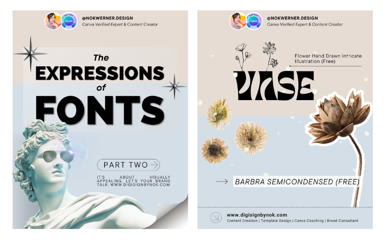 Expression Of Fonts In Canva