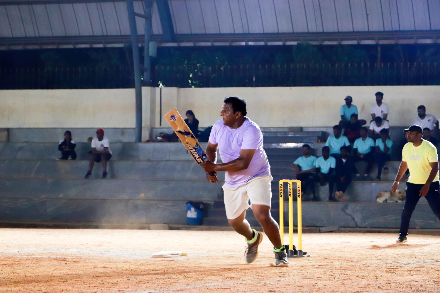 Athletes displaying agility and athleticism during the Sports Meet