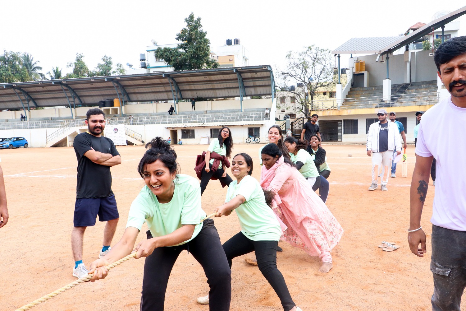 Exciting moments of teamwork and sportsmanship at the Sports Meet
