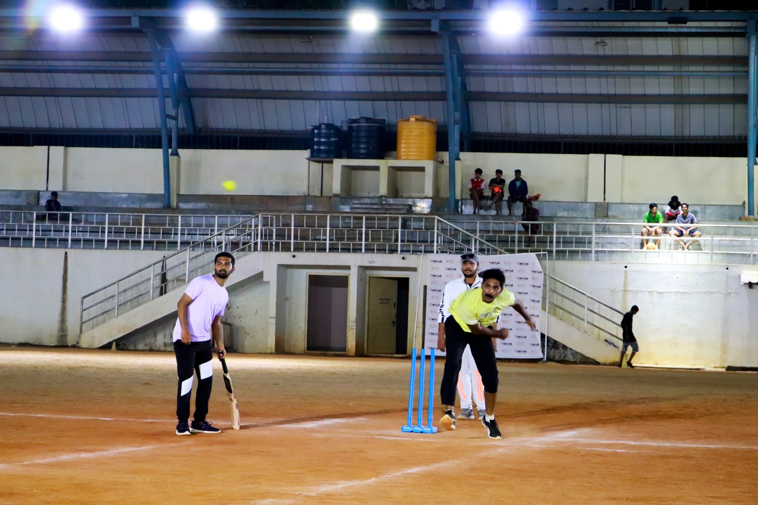 Cheering crowd and enthusiastic spectators at the Sports Meet