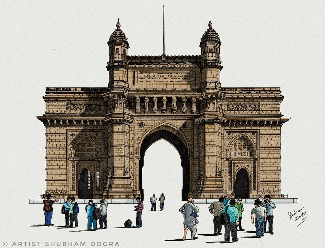 Gateway of India drawing