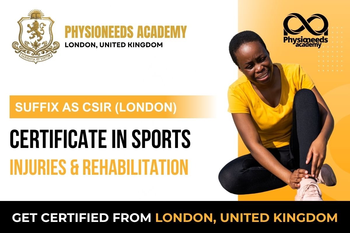 Online Certificate Course in Sports Injuries & Rehabilitation