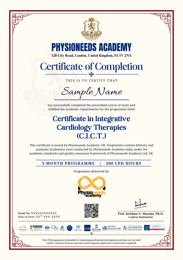 CICT sample certificate