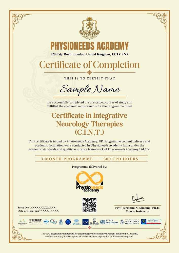 CINT certificate 1