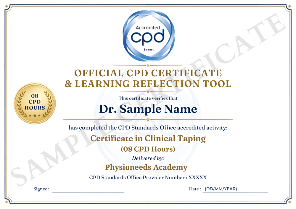 Additional certificate example 1