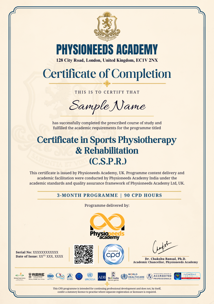 CSPR certificate 1