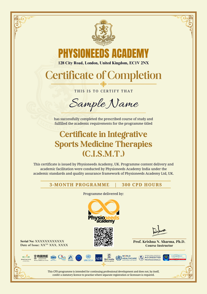 CISMT certificate 1