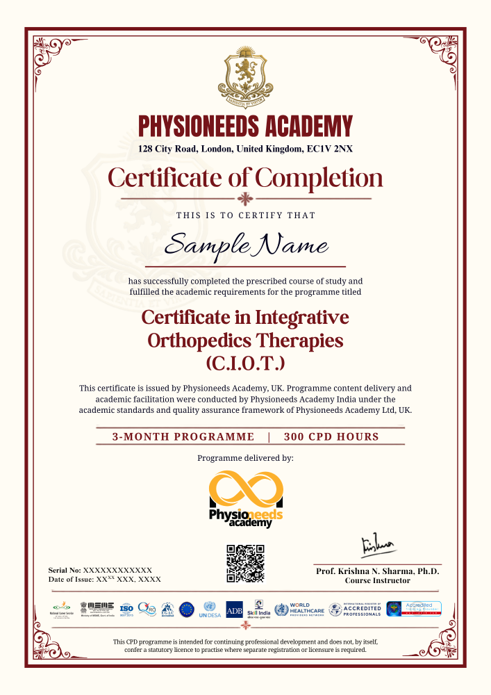 CIOT certificate 1