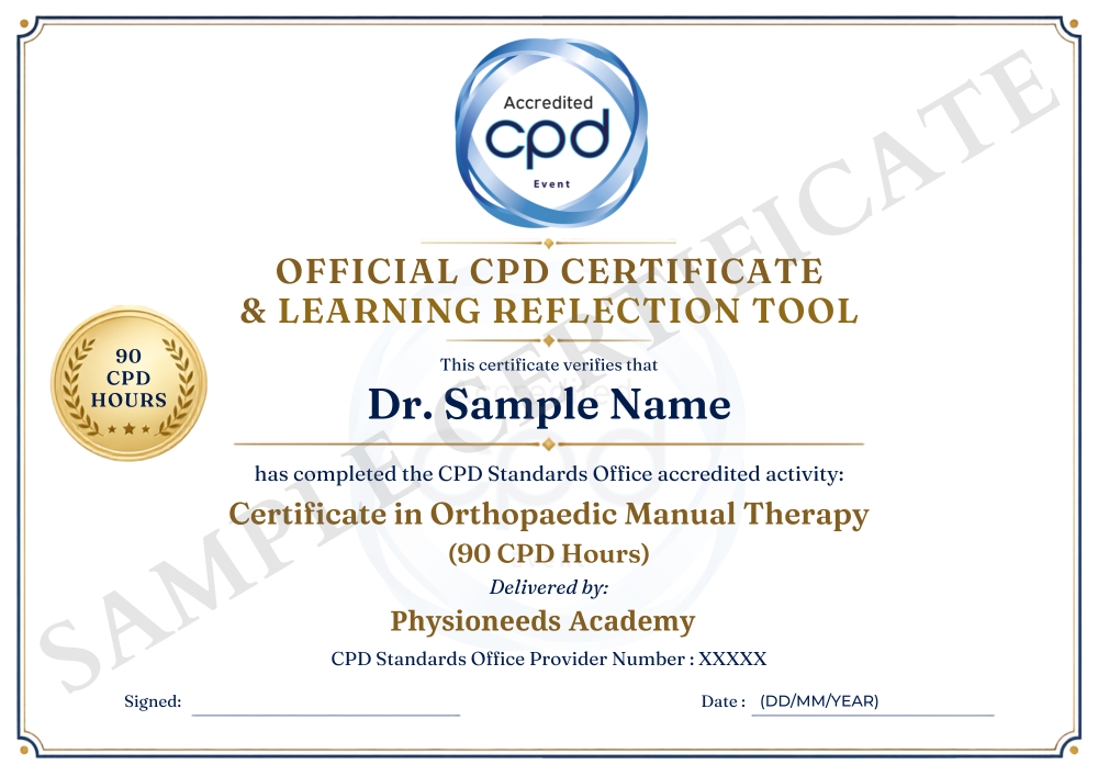 COMT certificate preview 2