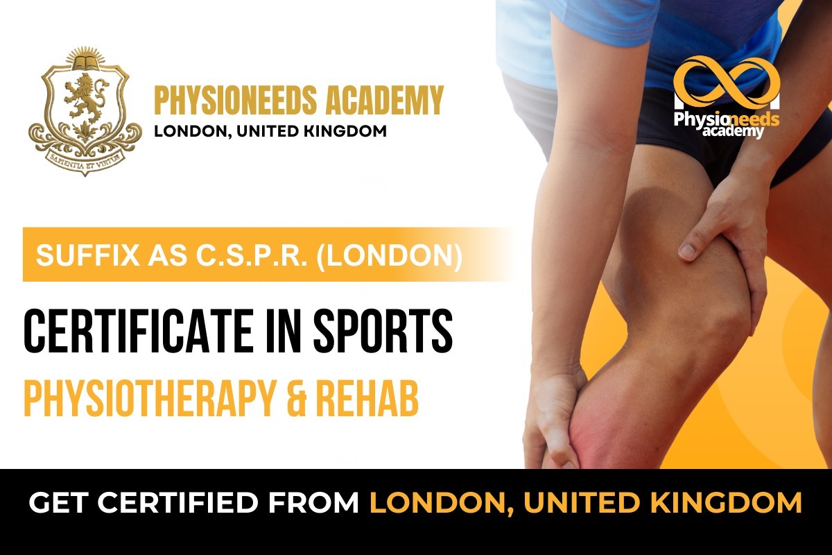 Certification Course in Sports Physiotherapy & Rehabilitation