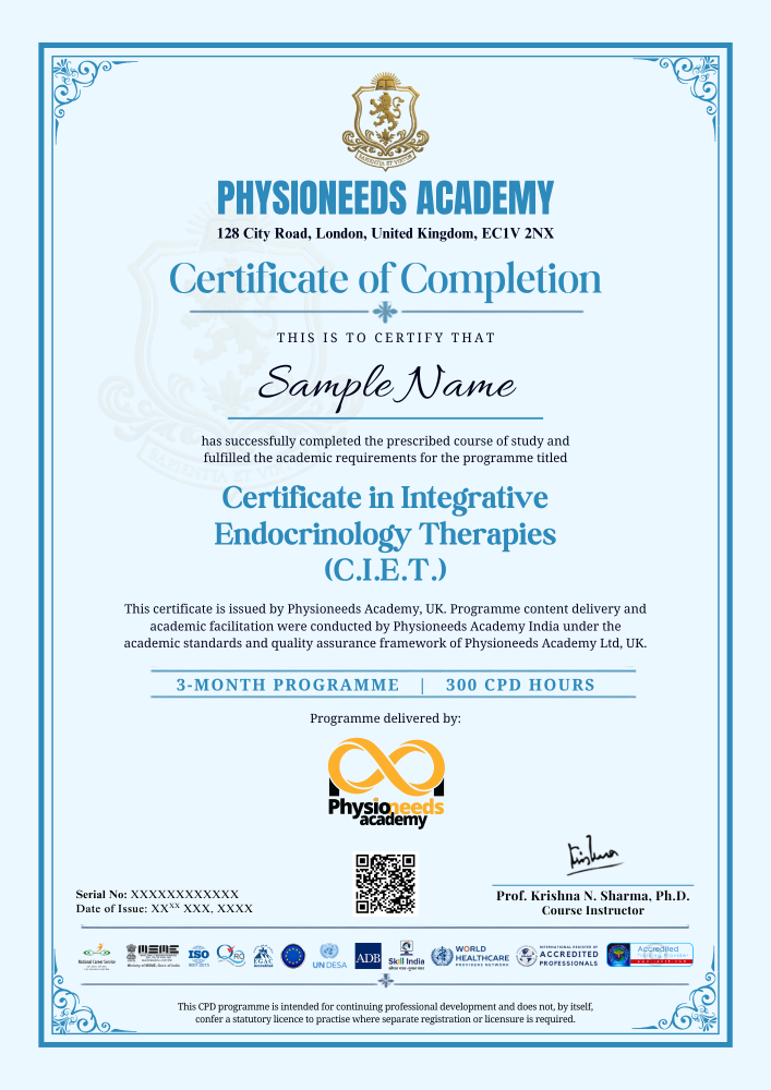 CIET integrative endocrinology therapies certification