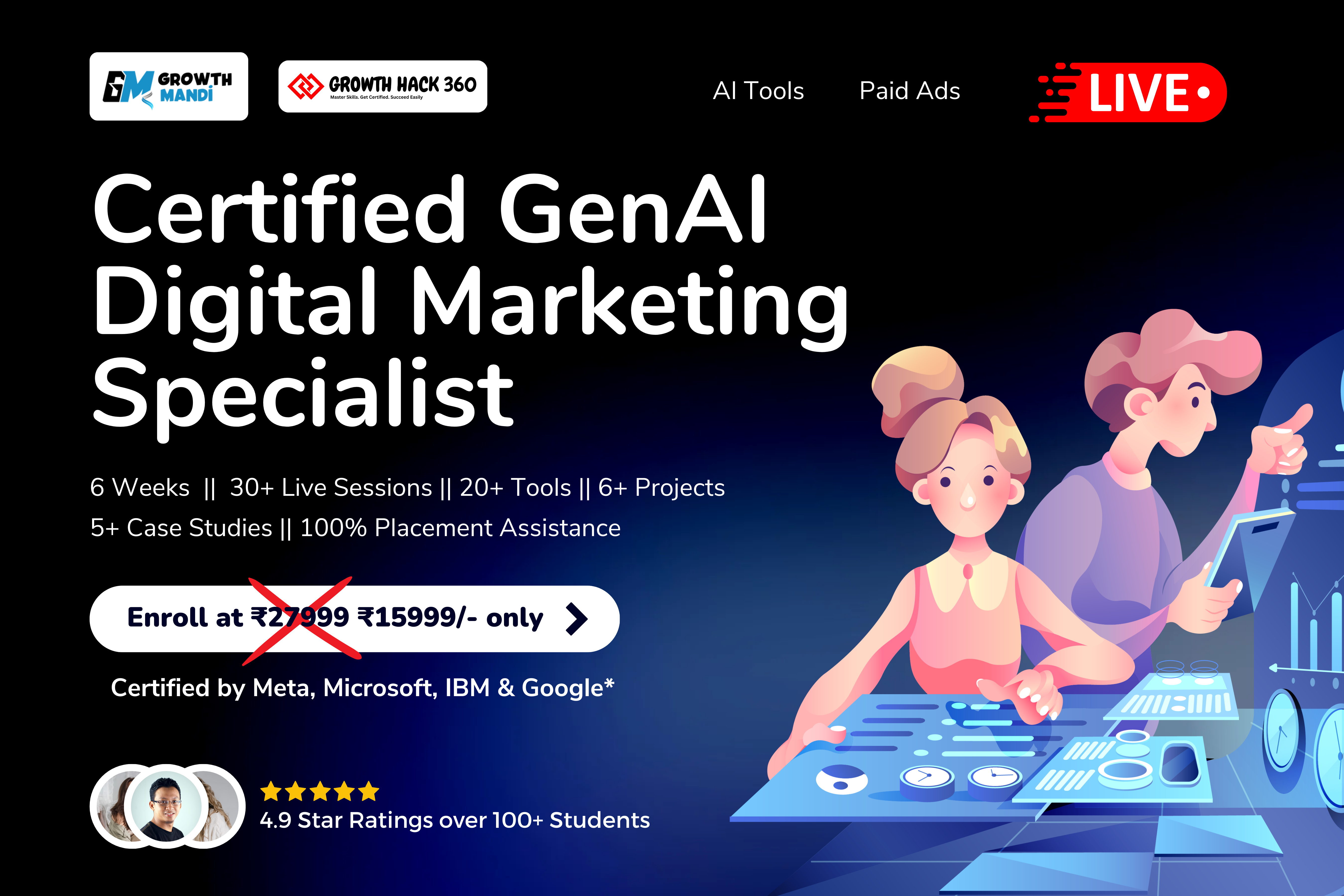 Certified Gen AI Digital Marketing Specialist - Course by Growth Hack 360