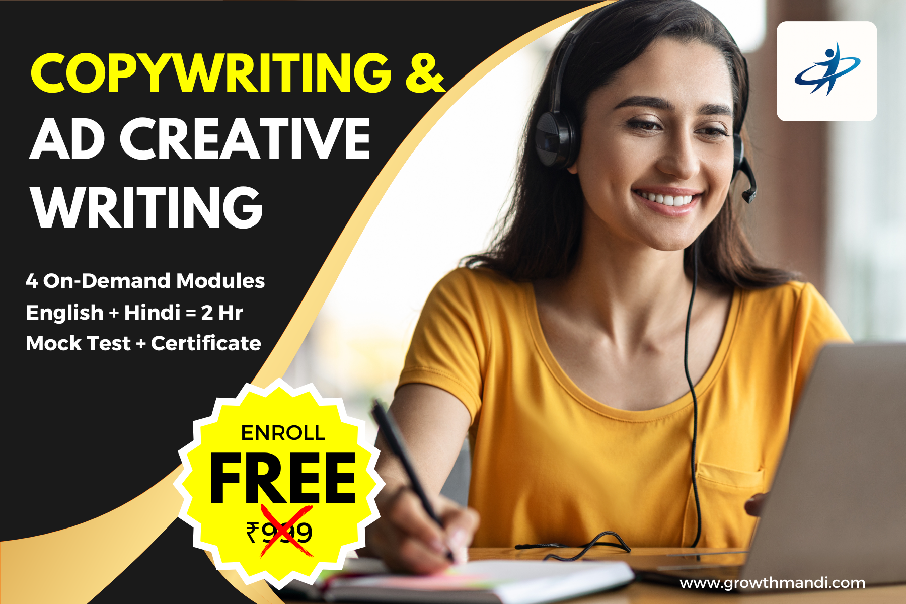 Free Copywriting Course with Certificate - by Growth Mandi