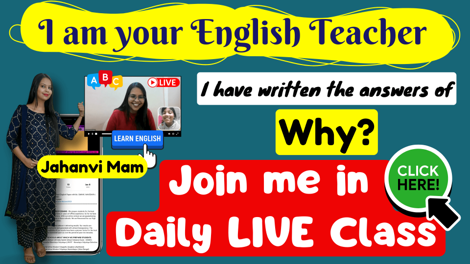 Why? Class 4 English NCERT Solutions
