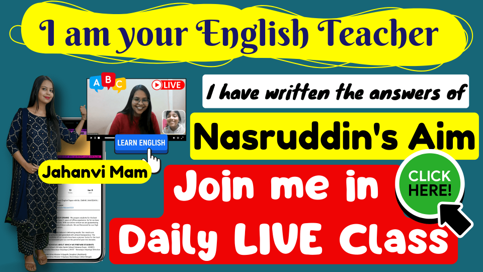 Nasruddin's Aim Class 4 English NCERT Solutions