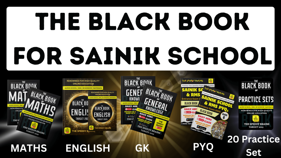 Sainik School Study Material