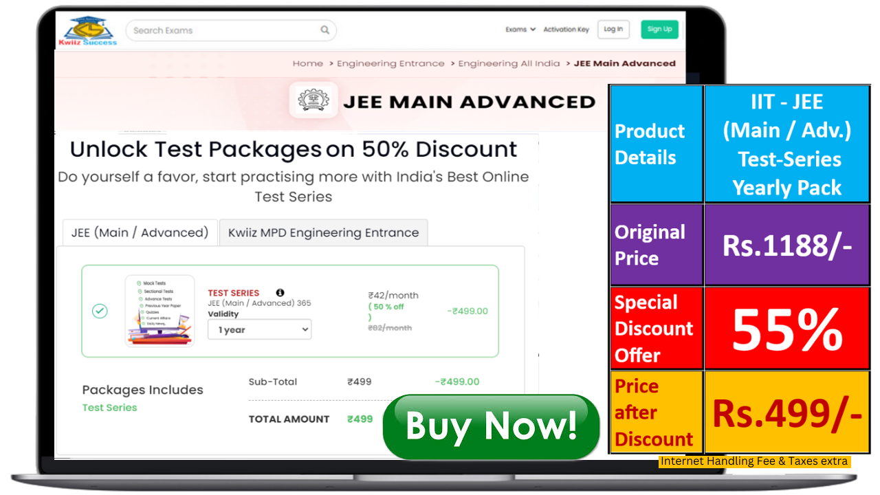 JEE MAIN ADVANCE TEST SERIES