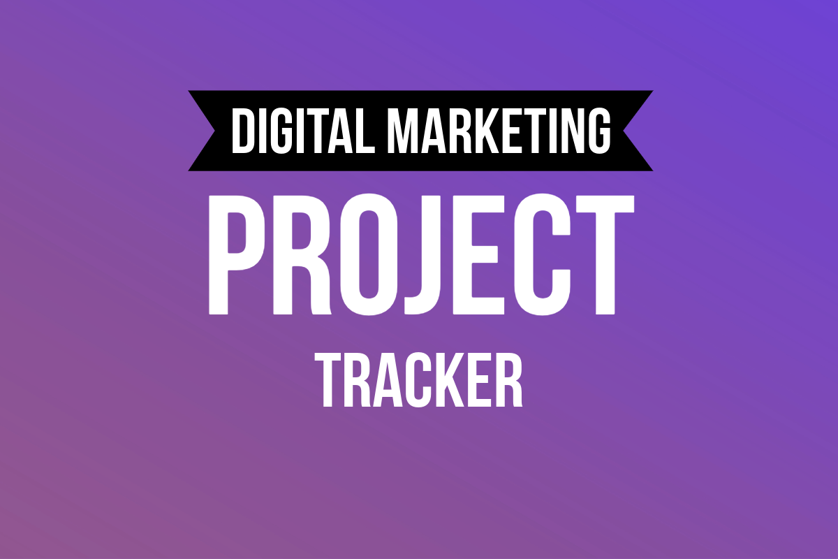 Digital Marketing Project Tracker