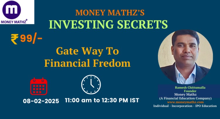 MONEYMATHZ - INVESTING SECRETS - GATEWAY TO FINANCIAL FREEDOM