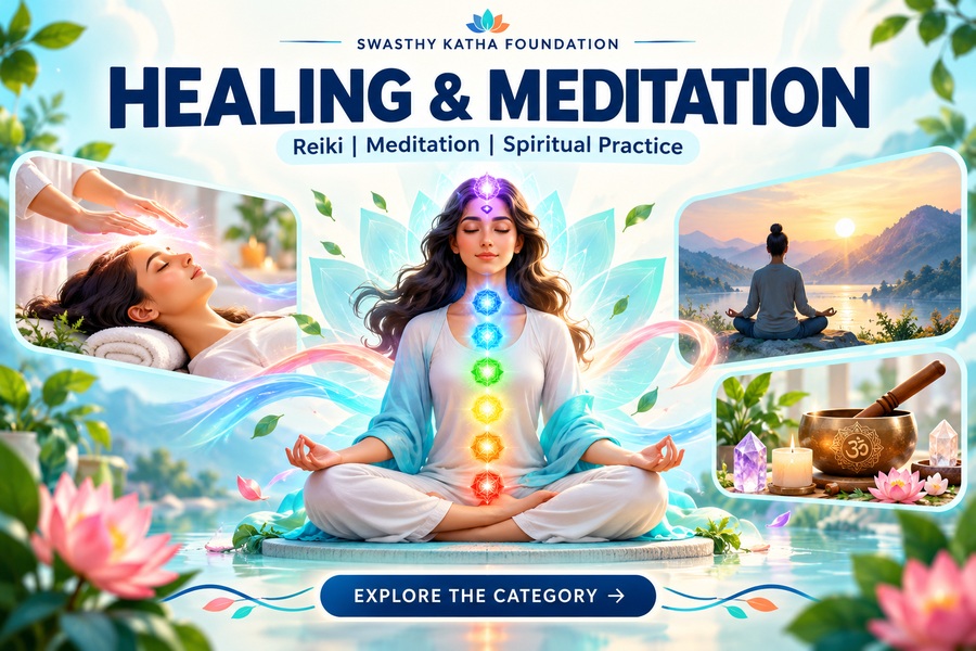 Healing Meditation and Spirituality - Swasthy Katha Foundation