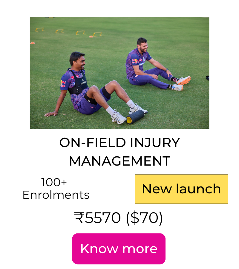 On field injury management