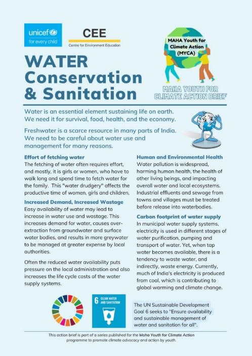 Water Conservation English Brief