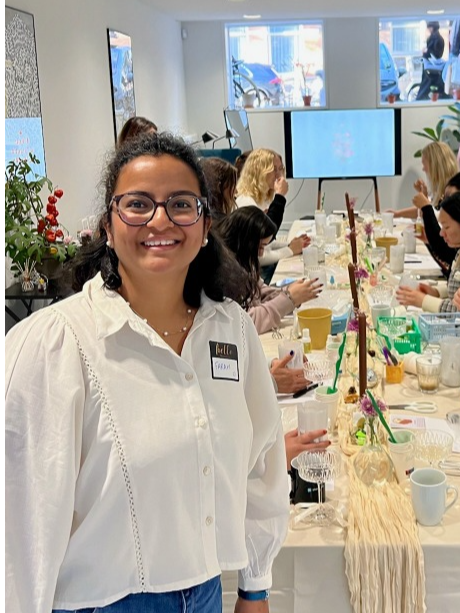 Farah in a Whipped soap workshop